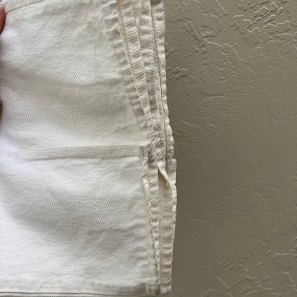 NEW Madewell Rigid High Rise Baggy Flare Jeans in Tile White - Picture 13 of 13